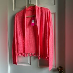 Faretta Cardigan - bright coral